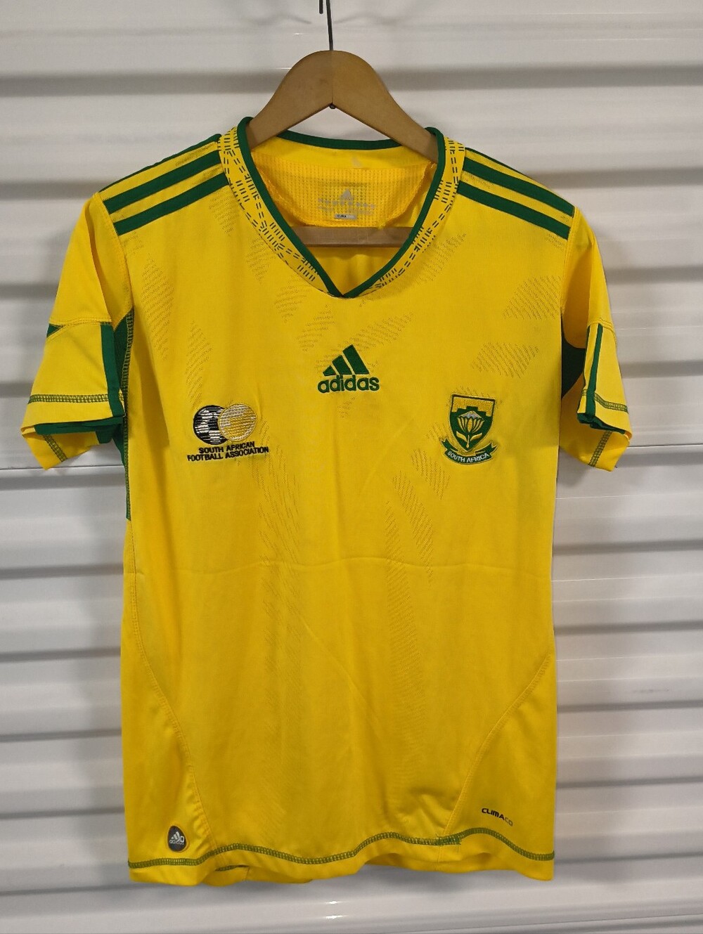 Adidas South Africa Football Association Authentic Home Football Soccer Jersey S
